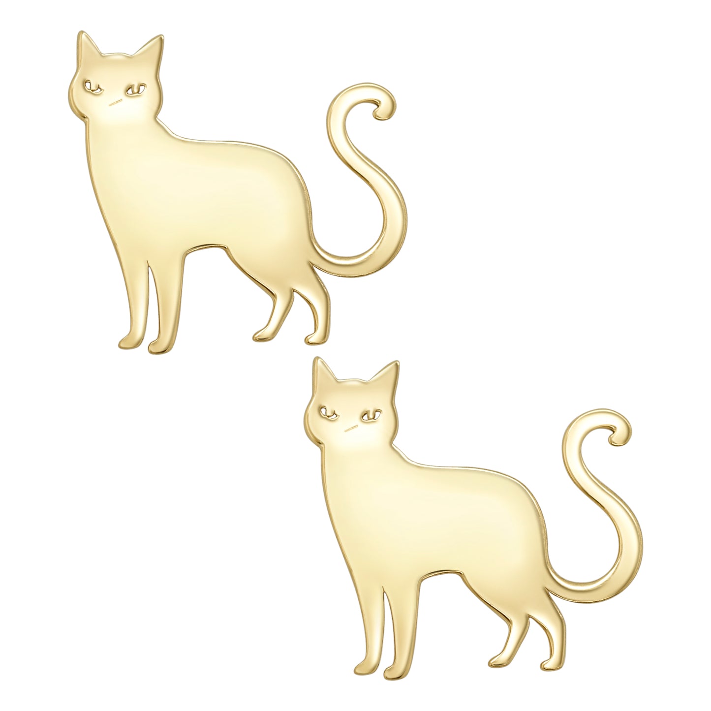 Graceful Cat Earring