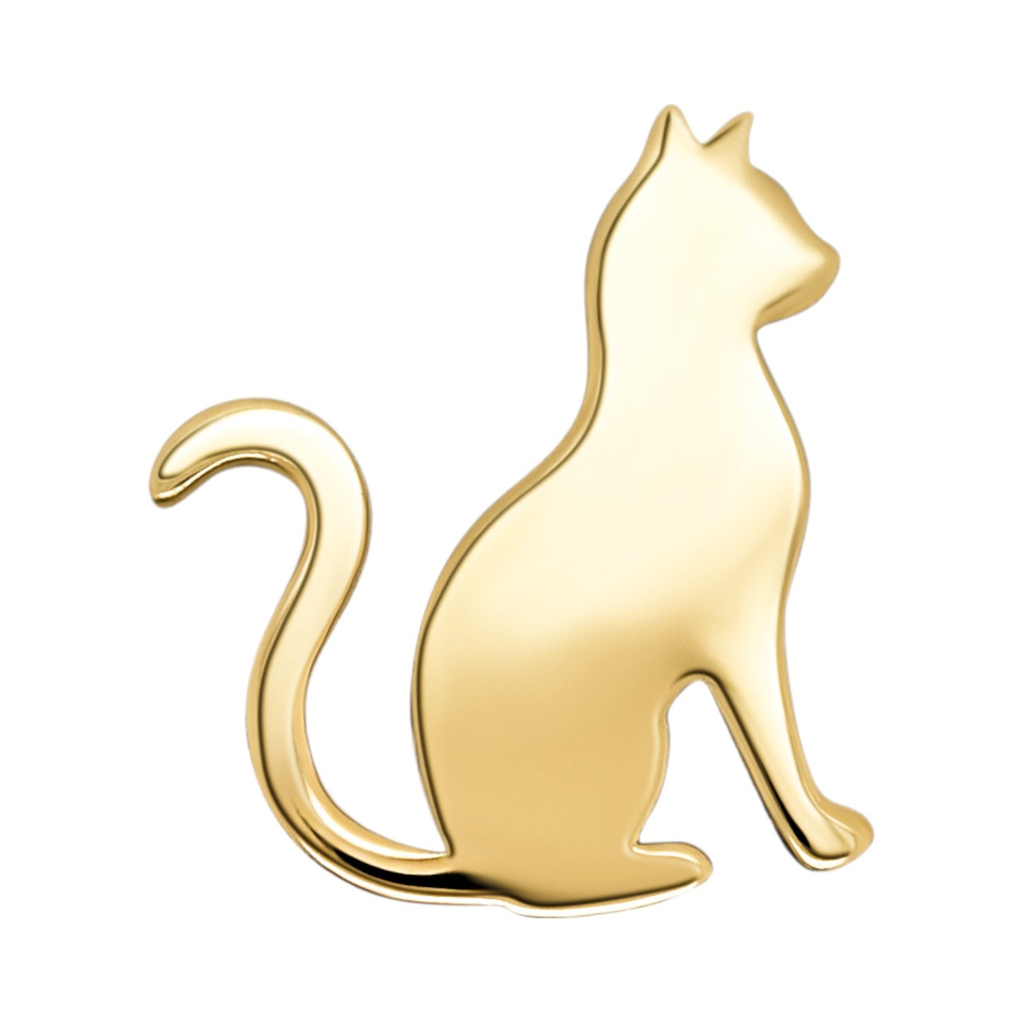 Elegant Sitting Cat Earring