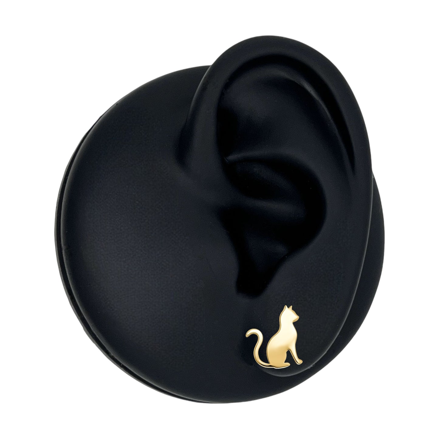 Elegant Sitting Cat Earring